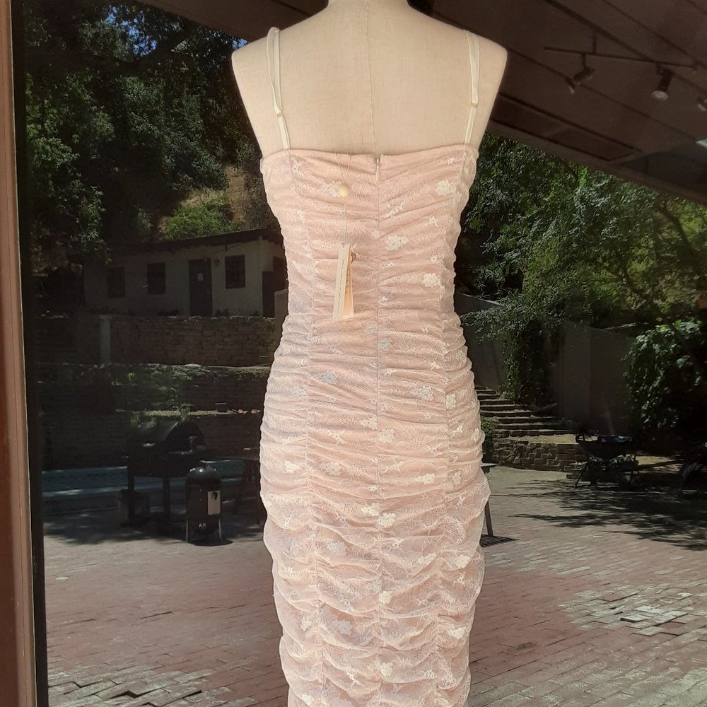 NWT FOR LOVE & LEMONS JAIME KING IVORY LACE ANA SHEATH DRESS - Picture 5 of 8